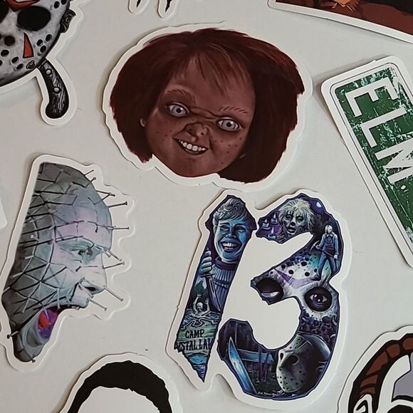 Horror Movie Sticker Decals Serial Killer Variety Pack D Freddy Kreuger NEW - Picture 3 of 10